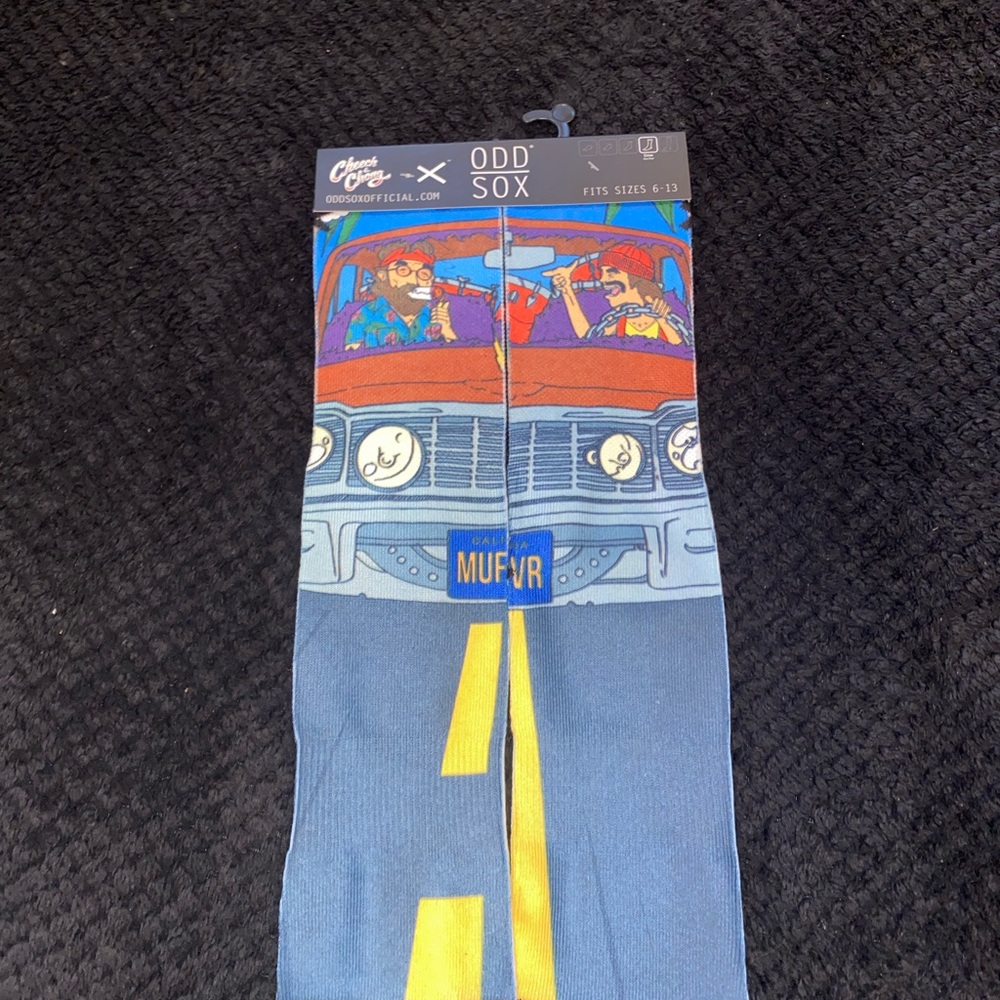 Odd Sox “Cheech & Chong” print BNWT
